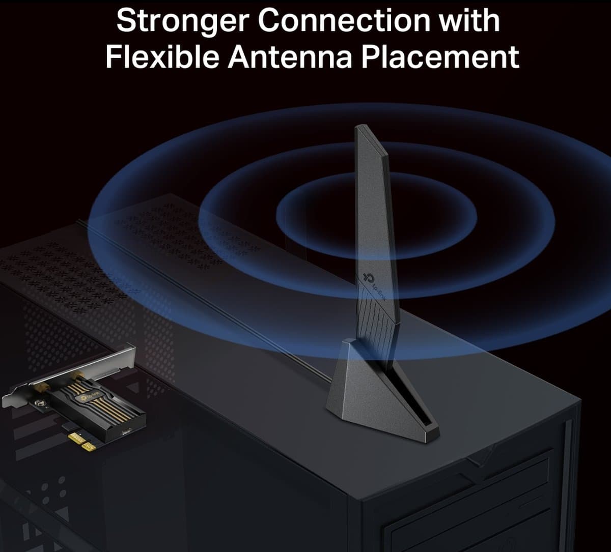 TP-Link Archer TBE553E, Wi-Fi 7 Bluetooth PCIe adaptér