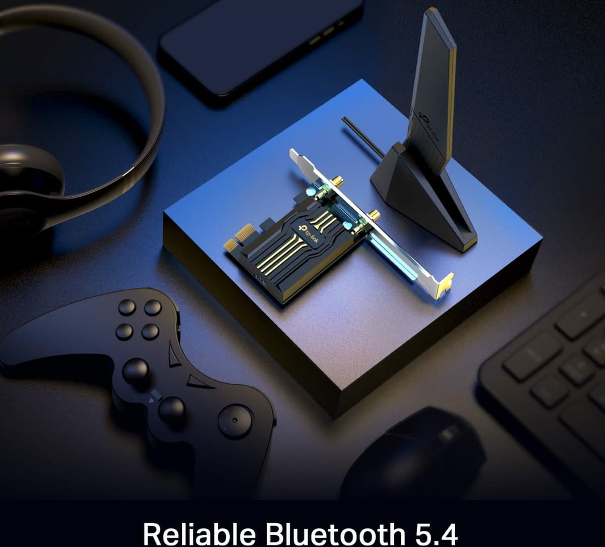 TP-Link Archer TBE553E, Wi-Fi 7 Bluetooth PCIe adaptér