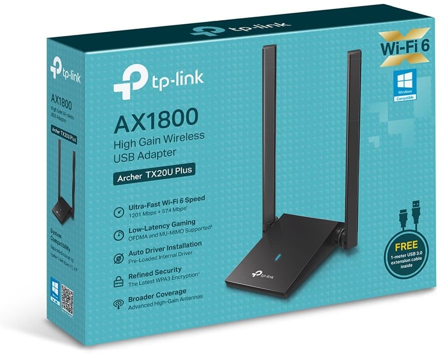 TP-Link Archer TX20U Plus - Wi-Fi 6 USB adaptér