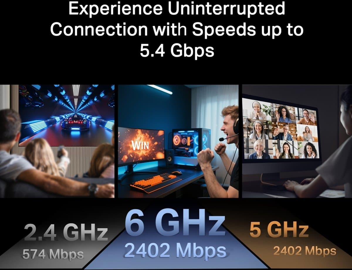 TP-Link Archer TXE73E, Wi-Fi 6E Bluetooth PCIe adaptér