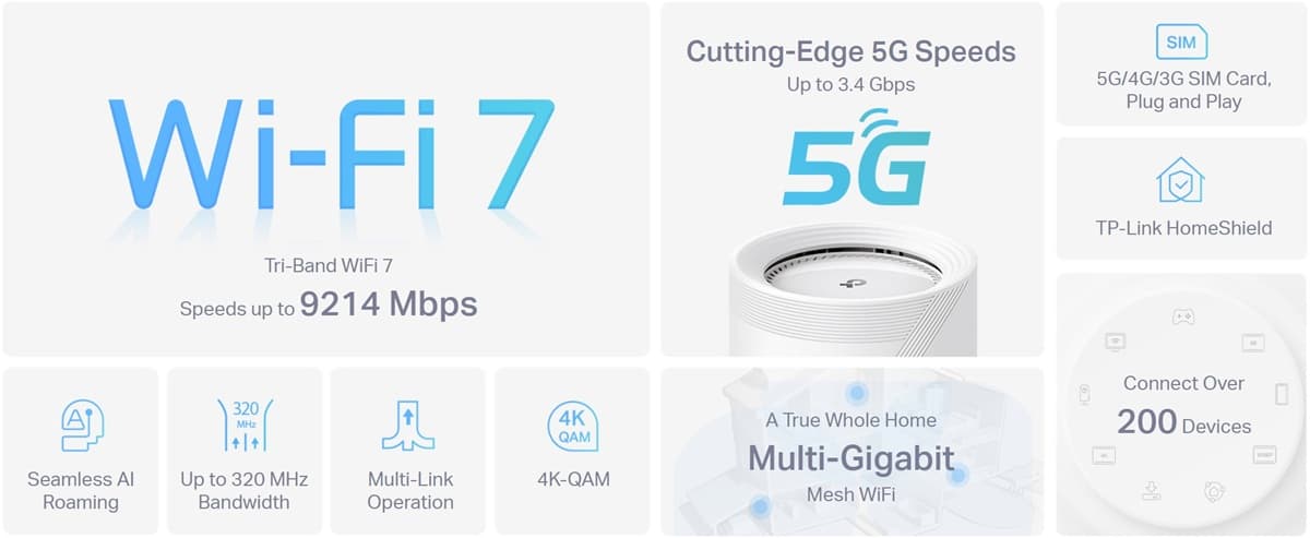 TP-Link Deco BE65-5G - Meshový Wi-Fi 7 5G systém (1-pack)