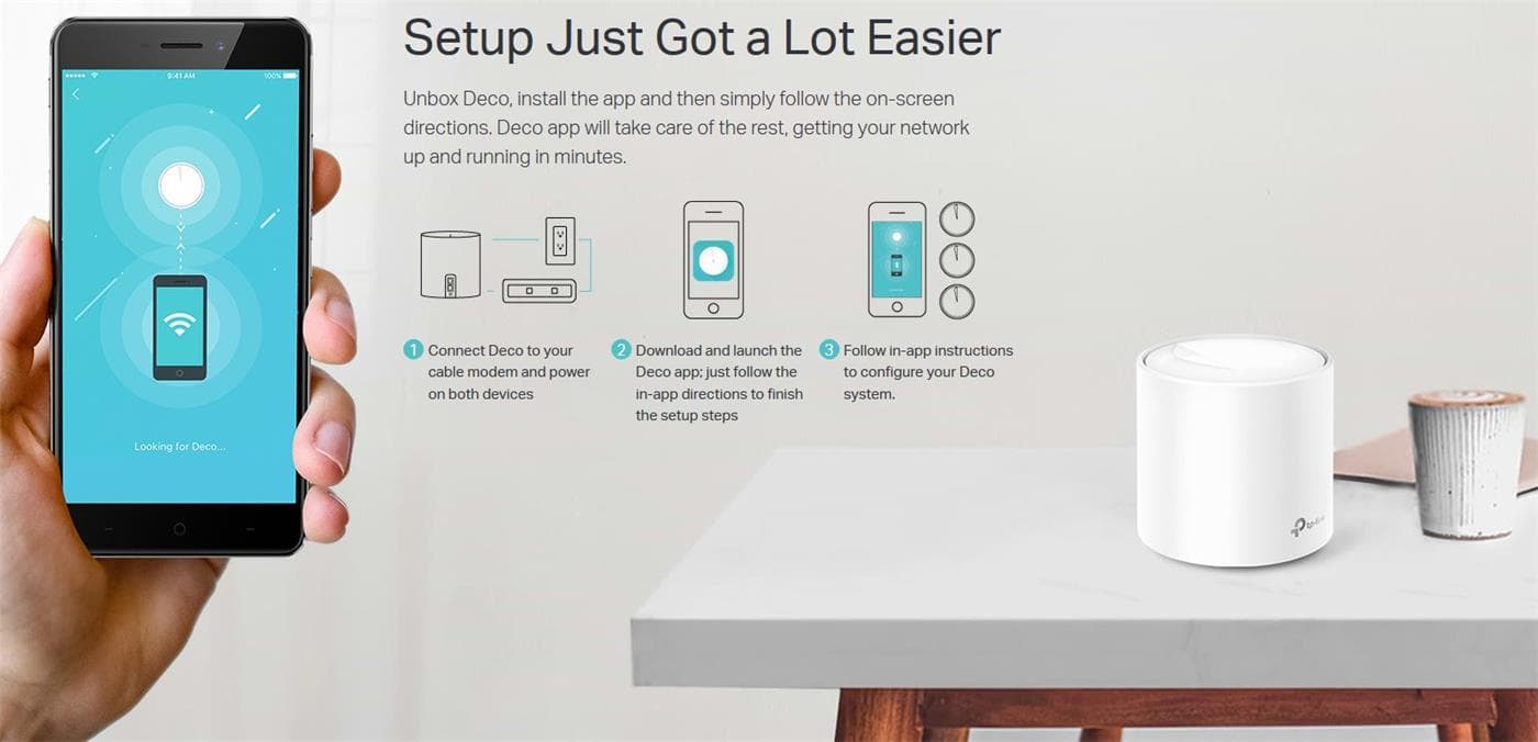 TP-Link Deco X20(3-pack) - Meshový Wi-Fi 6 systém (3-pack)