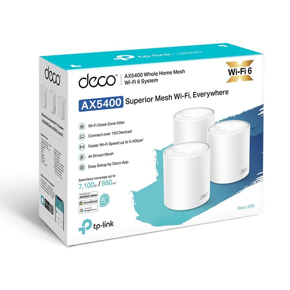 TP-Link Deco X60(3-pack) - Meshový Wi-Fi 6 systém (3-pack)