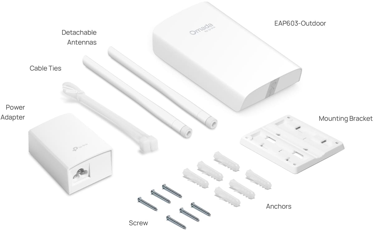 TP-Link EAP603-Outdoor, Dual-Band Wi-Fi 6 AP