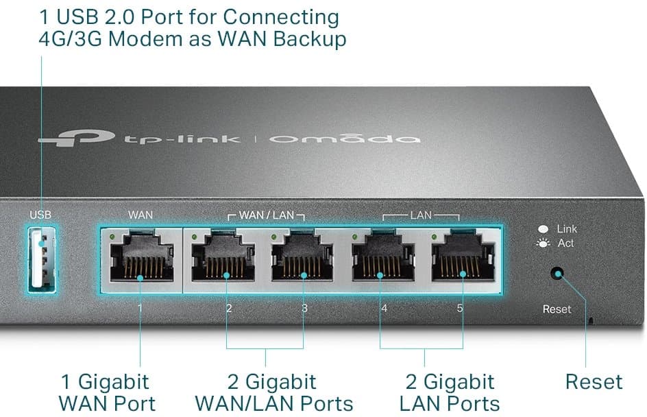 TP-Link ER605 Gigabitový Multi-WAN VPN Router, verze 2
