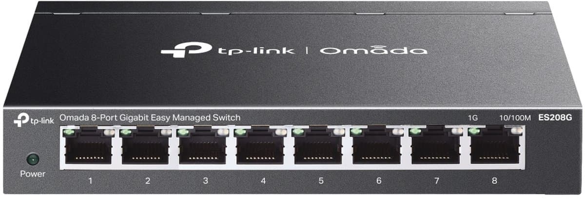 TP-Link ES208G - Omada Gigabitový Managed Switch - 8 port