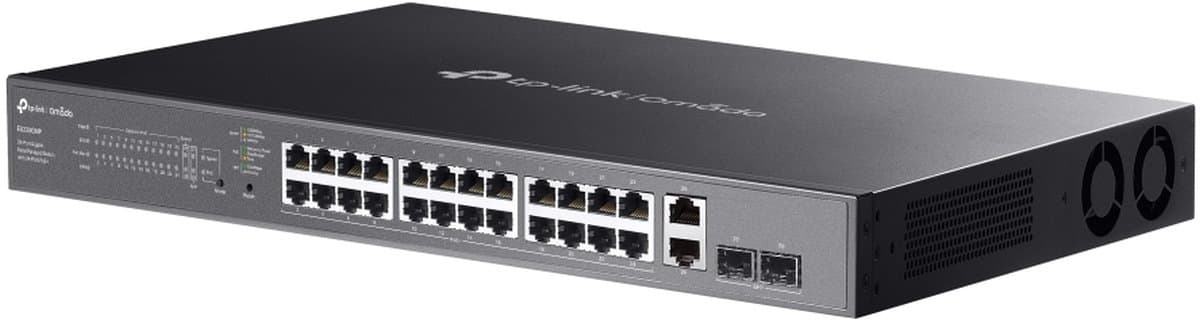 TP-Link ES228GMP - Omada PoE switch, 24-port PoE+