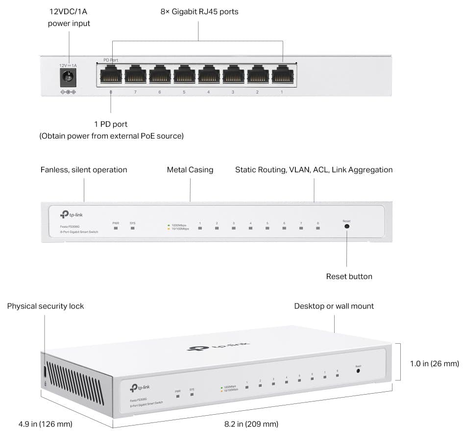 TP-Link Festa FS308G Smart Switch