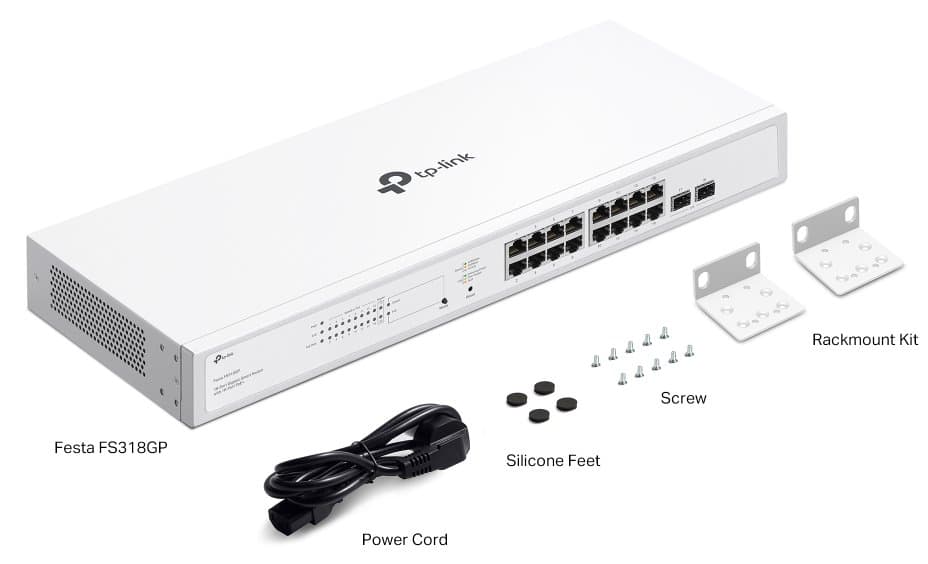 TP-Link Festa FS318GP Smart PoE+ Switch