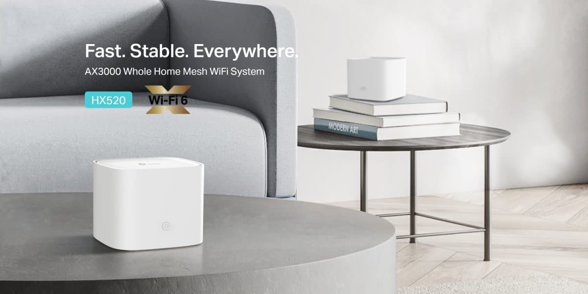 TP-Link HX520(1-pack) Wi-Fi 6 Mesh systém ISP