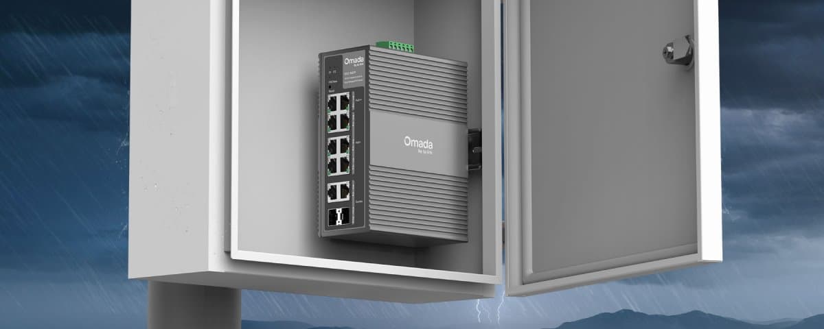 TP-Link IES210GPP - Omada průmyslový PoE switch