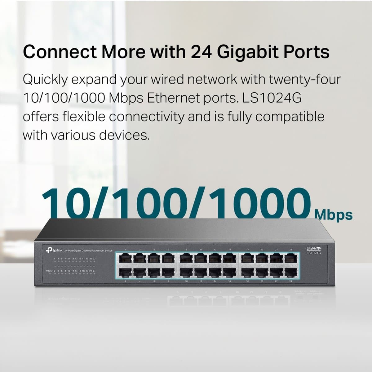 TP-Link LS1024G - 24-portový Gigabitový switch