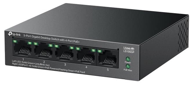 TP-Link LS105GP Gigabit PoE switch