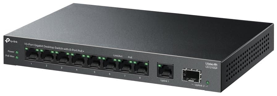 TP-Link LS1210GP Gigabit PoE switch