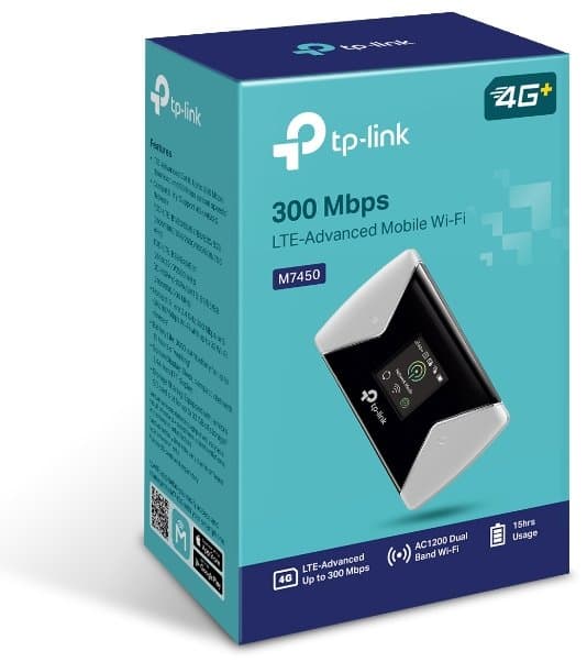 TP-Link M7450, kapesní 4G LTE router