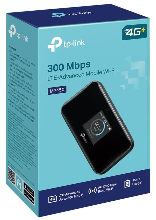 TP-Link M7450, kapesní 4G LTE router