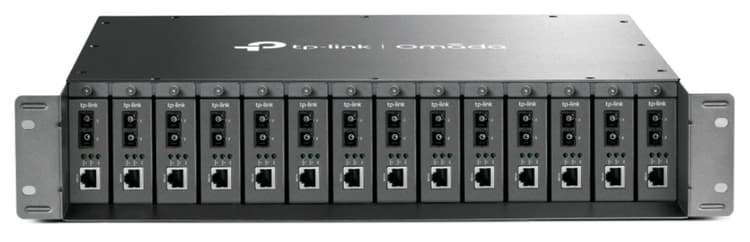 TP-Link MC1400 - 14-Slotové šasi pro media konvertory, v2