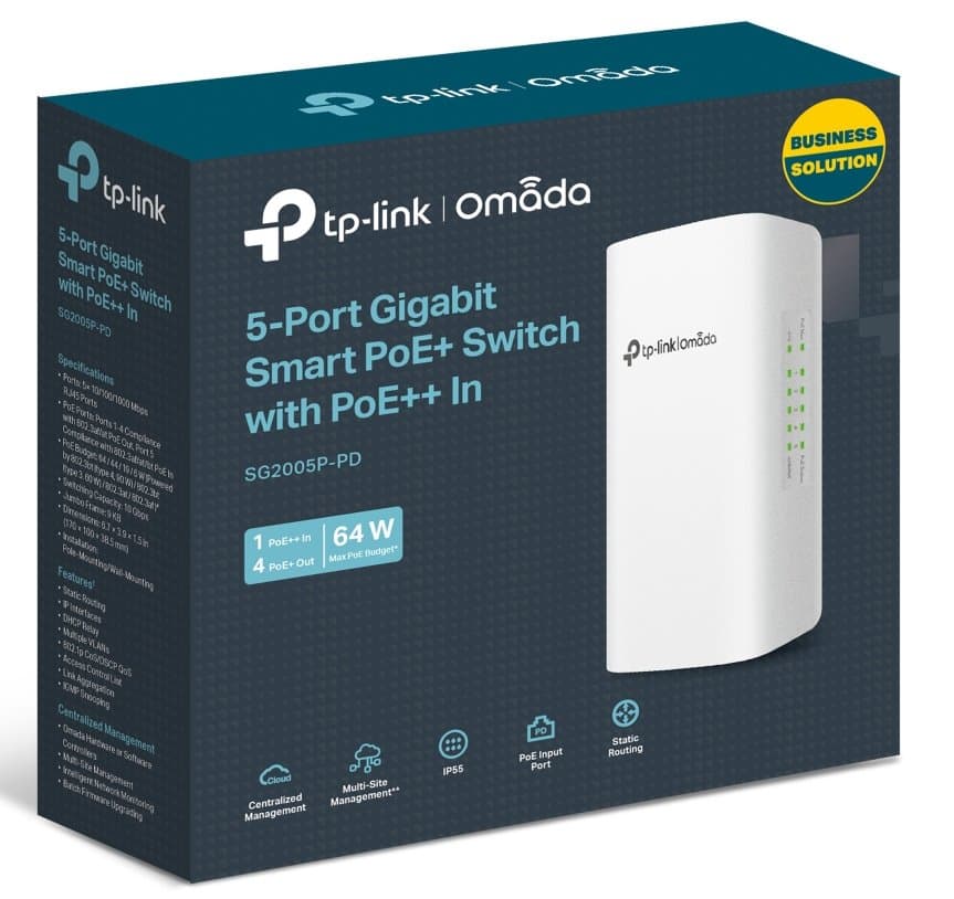 TP-Link SG2005P-PD Omada outdoor PoE switch