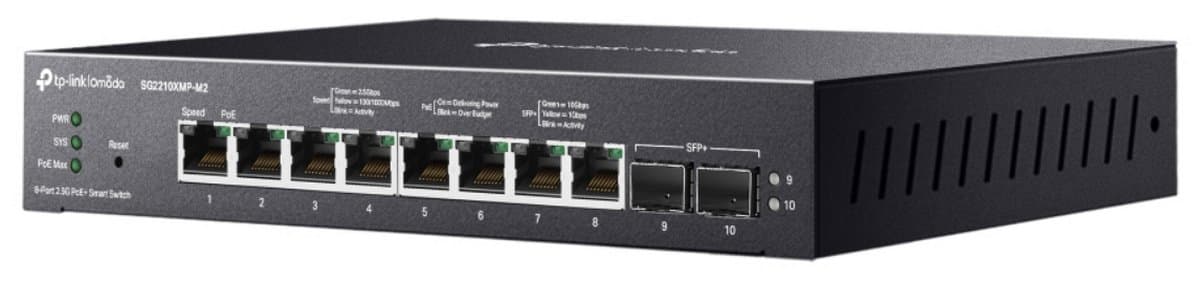 TP-Link SG2210XMP-M2 Omada PoE+ switch