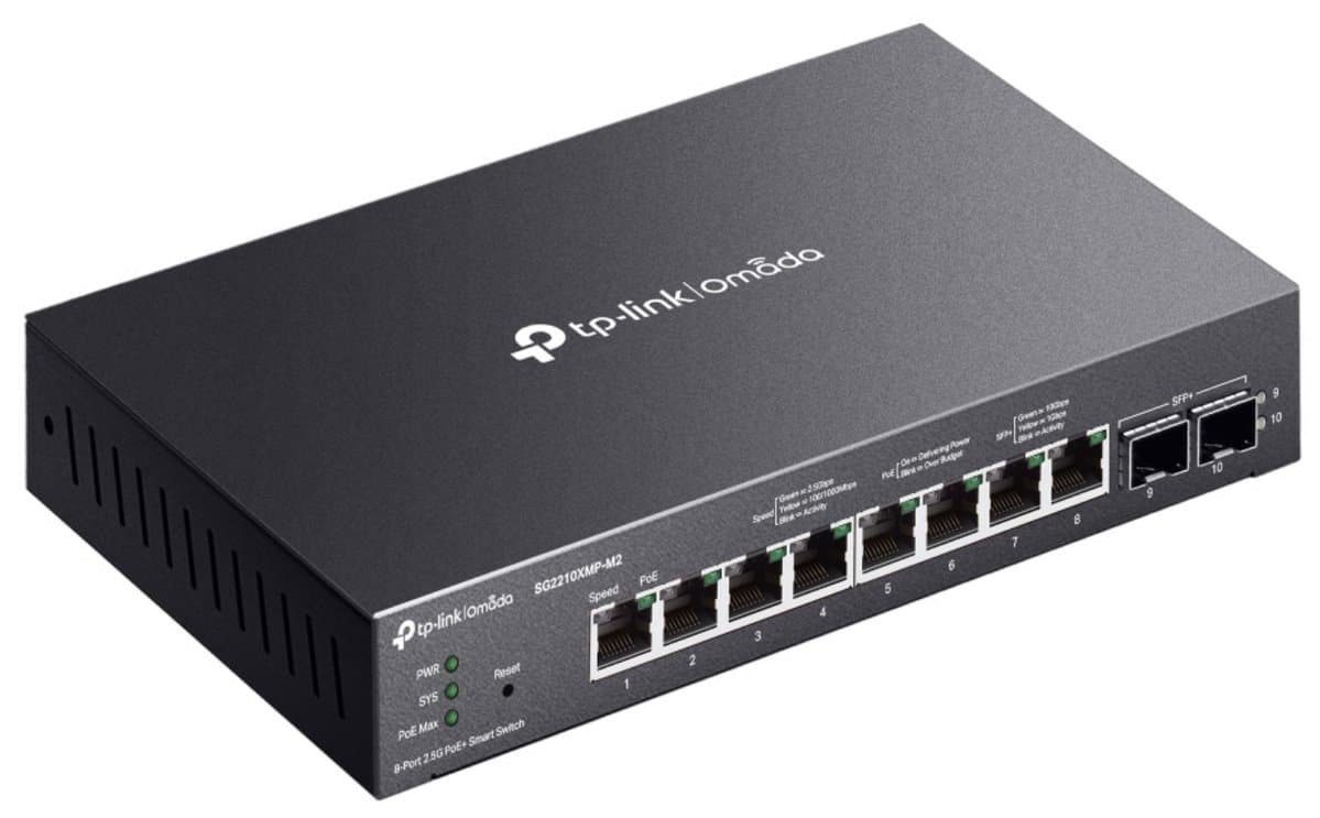 TP-Link SG2210XMP-M2 Omada PoE+ switch