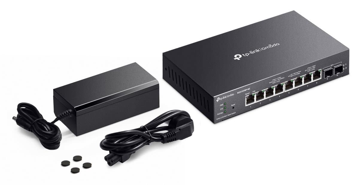 TP-Link SG2210XMP-M2 Omada PoE+ switch