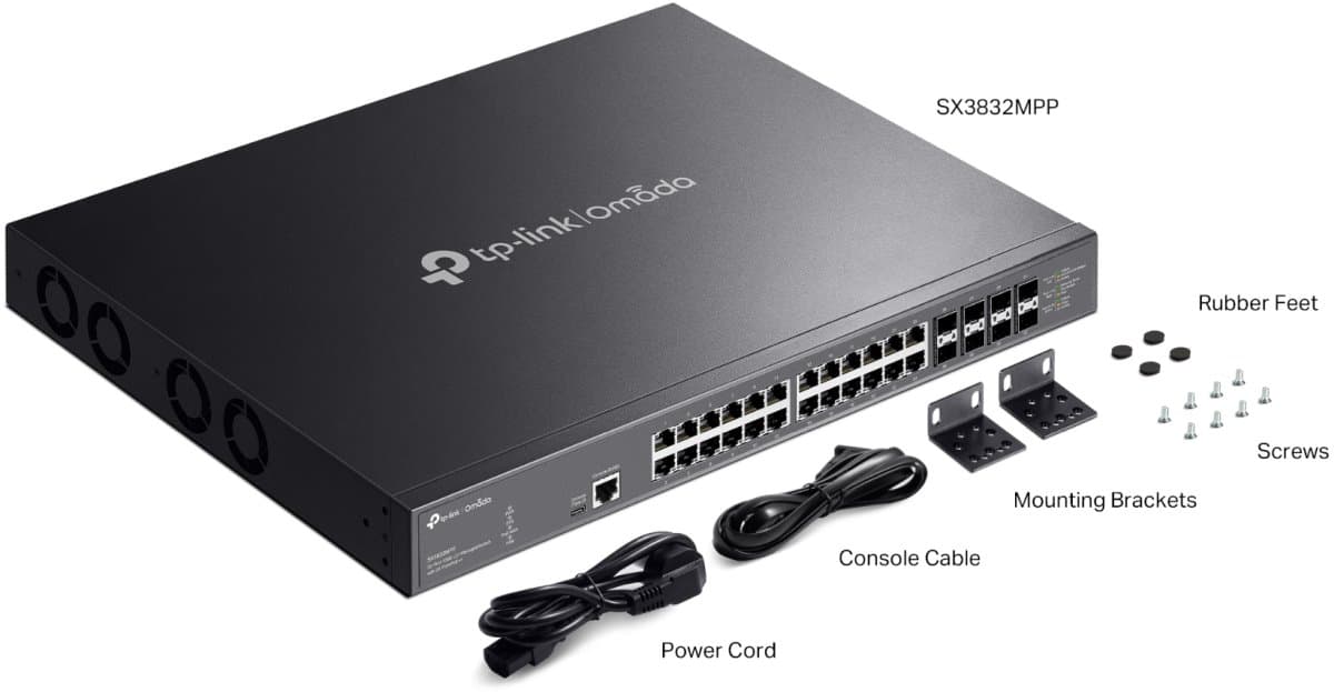 TP-Link SX3832MPP Omada 32-Port 10G L2+ switch