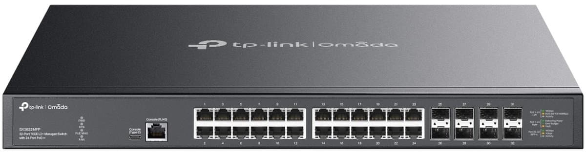 TP-Link SX3832MPP Omada 32-Port 10G L2+ switch