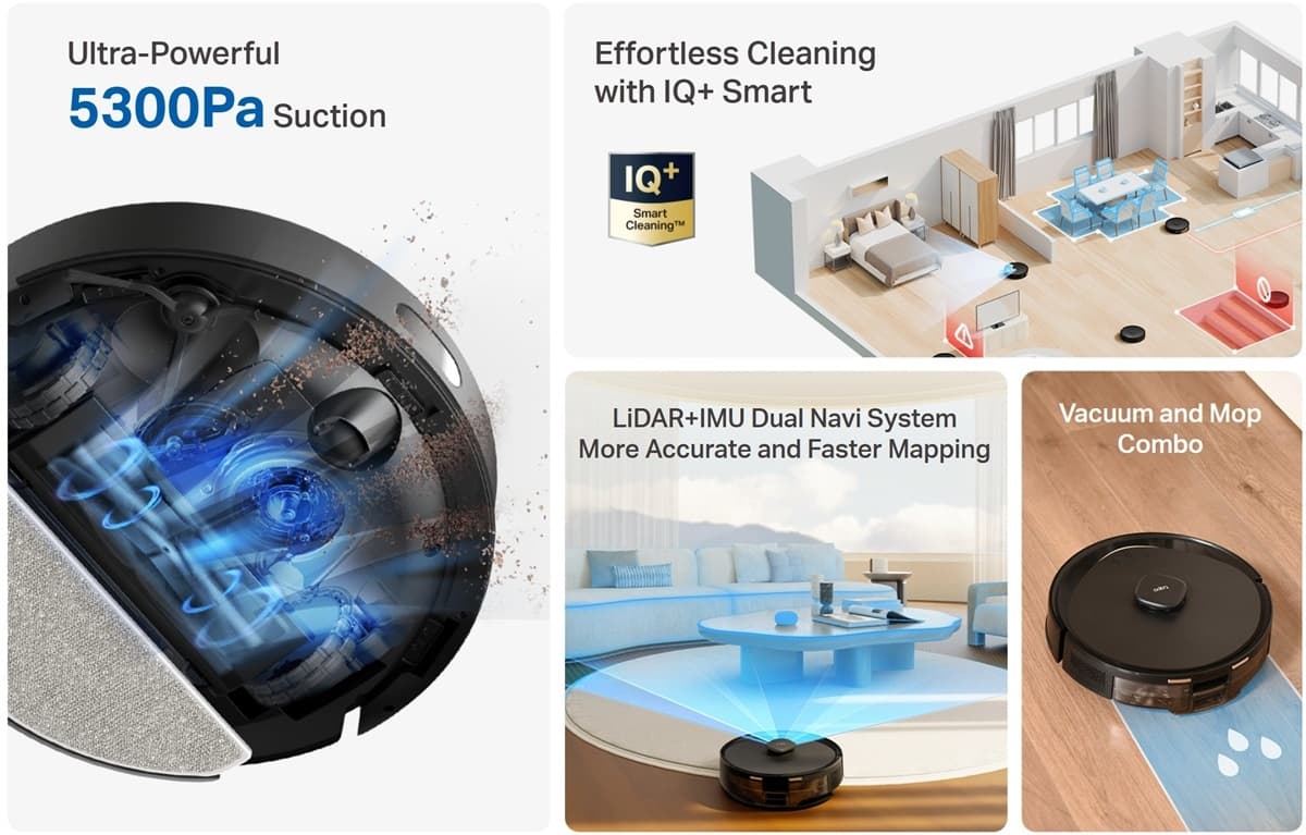 TP-Link Tapo RV30 Max - Robotický vysavač a mop