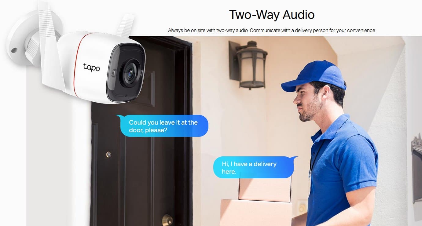 TP-Link Tapo TC65 - Venkovní WiFi kamera, 3MP, 3.89mm