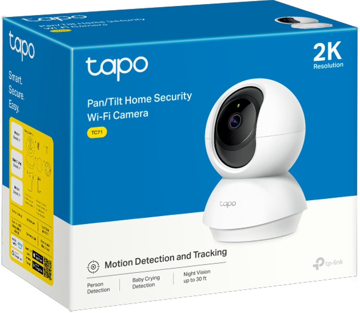 TP-Link Tapo TC71 - Domácí bezpečnostní Wi-Fi kamera