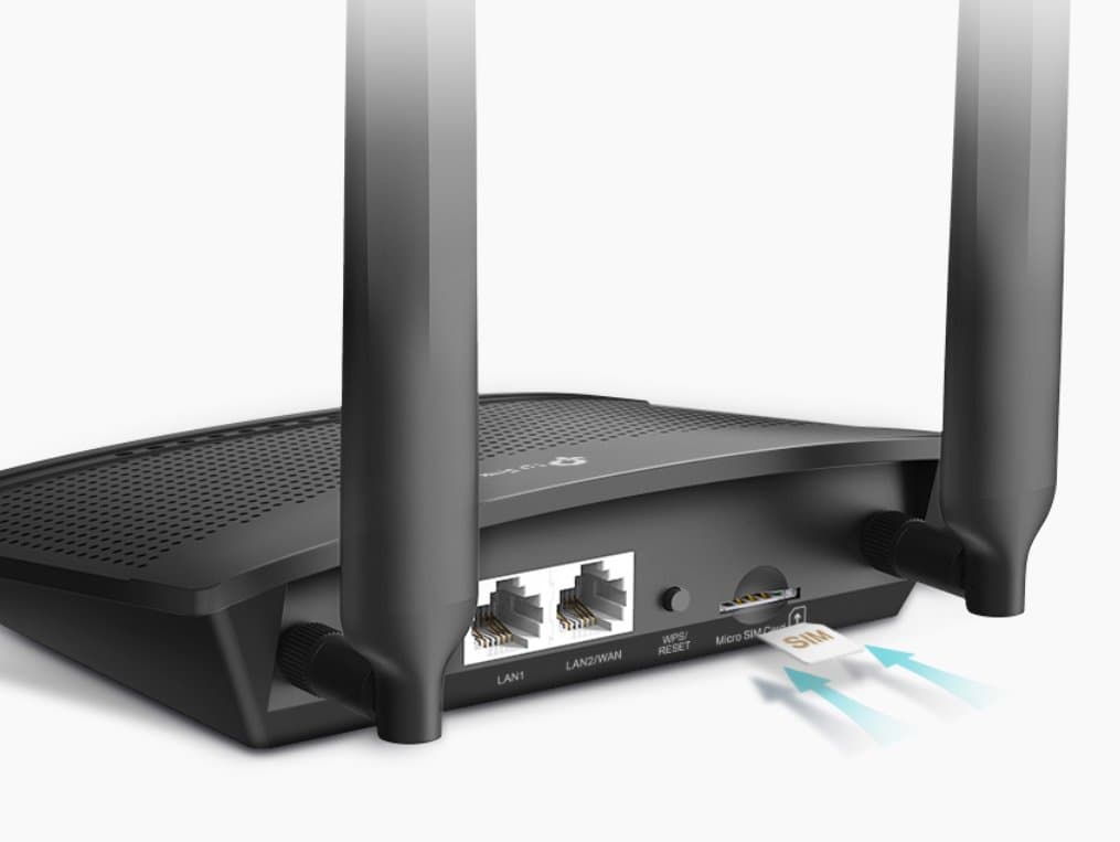 TP-Link TL-MR100 - 300Mbps Wireless N 4G LTE Router