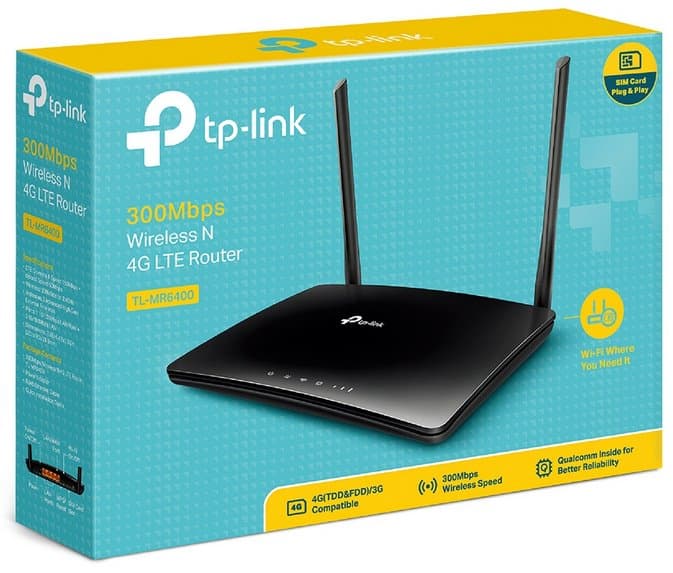 TP-Link TL-MR6400, 4G LTE Router
