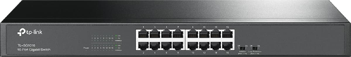 TP-Link TL-SG1016, Gigabitový switch