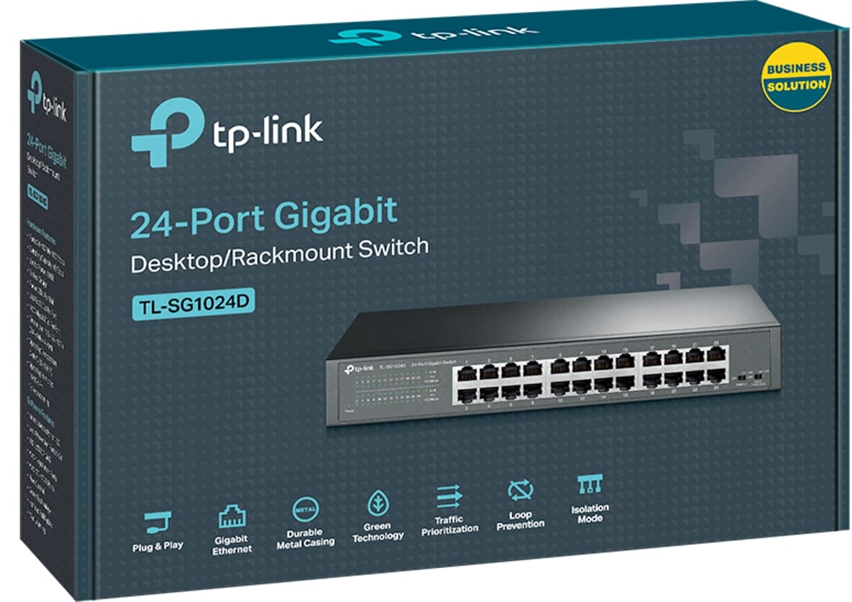 TP-Link TL-SG1024D, Gigabitový switch