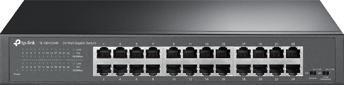 TP-Link TL-SG1024D, Gigabitový switch