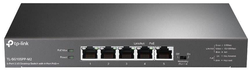 TP-Link TL-SG105PP-M2 Multi-Gigabit PoE switch