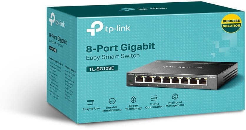 TP-Link TL-SG108E Gigabit easy smart switch