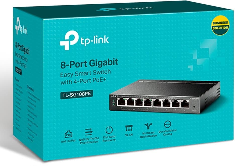 TP-Link TL-SG108PE PoE Switch