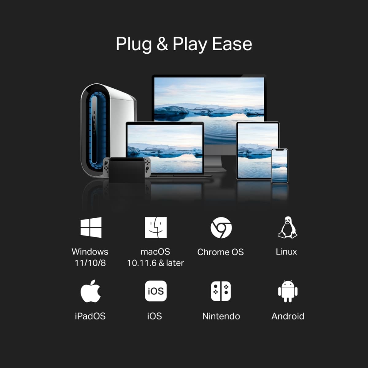 TP-Link UE310C, USB-A/C Gigabitový síťový adaptér