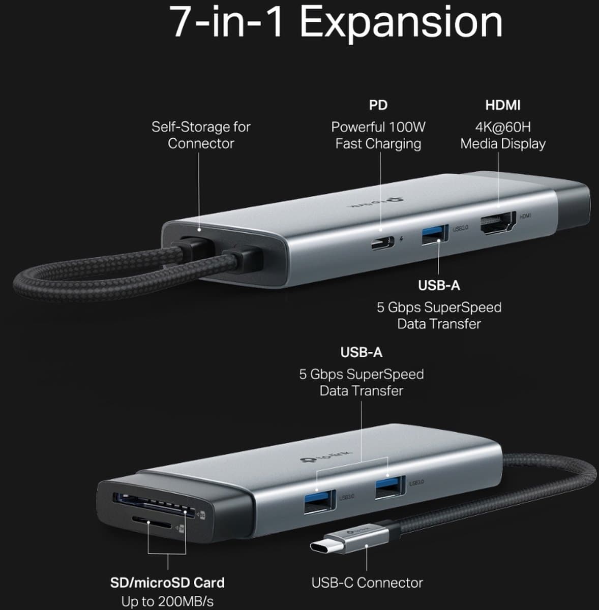 TP-Link UH7021C USB Type-C Hub 7v1