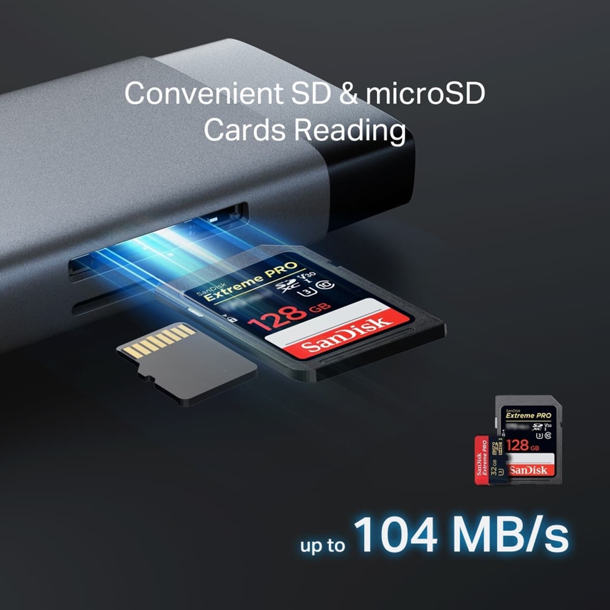 TP-Link UH9120C - USB Type-C, 9 v 1 Hub 