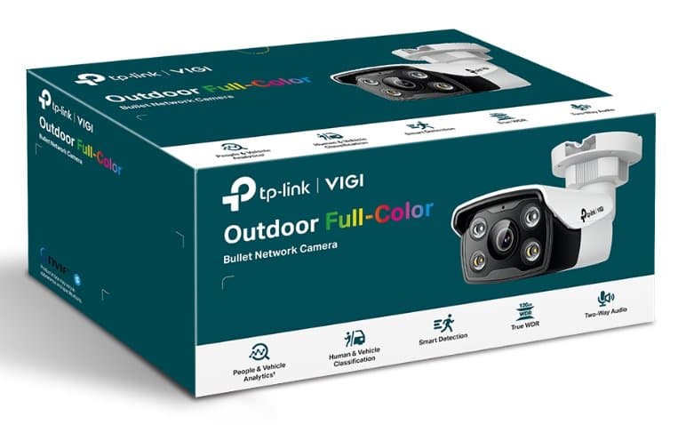 TP-Link VIGI C350(4mm) Bullet kamera, 5MP, 4mm, Full-Color