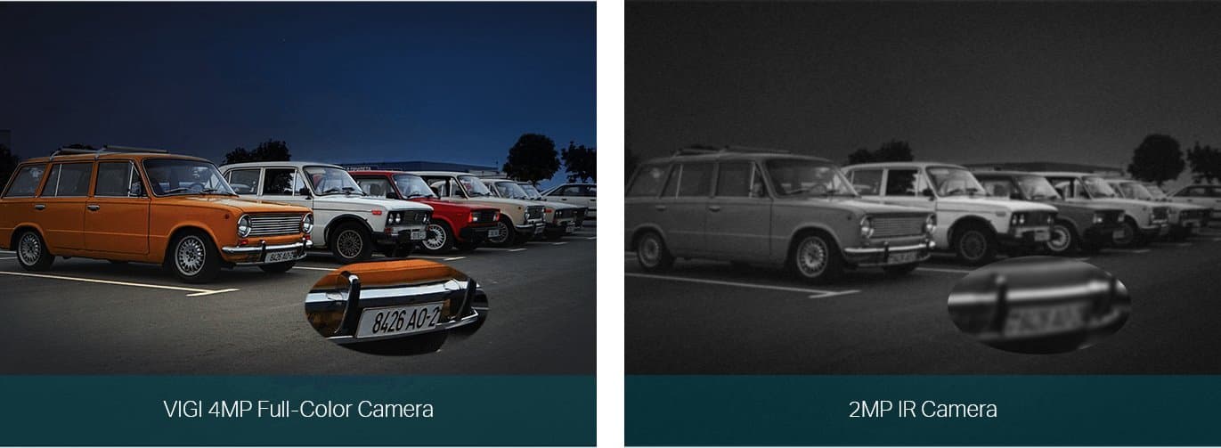 TP-Link VIGI C540(4mm) PTZ dome kamera, 4MP, 4mm, Full-Color