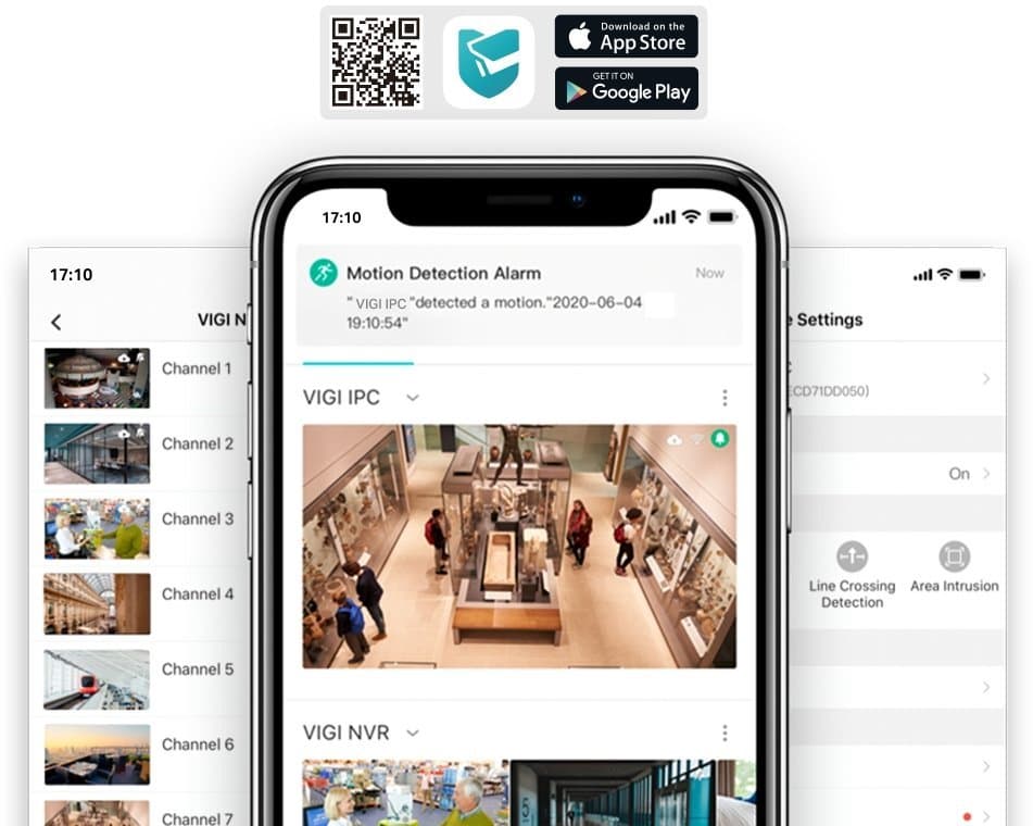 TP-Link VIGI C540(4mm) PTZ dome kamera, 4MP, 4mm, Full-Color