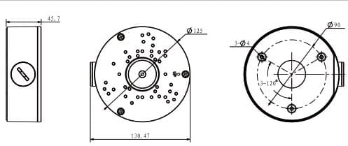 TP-Link VJB-300 - Kabelový box pro kamery VIGI, bílý