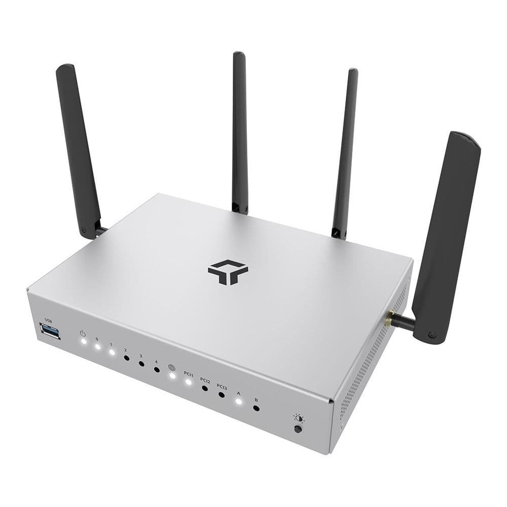 Turris Omnia Wi-Fi 6, stříbrný