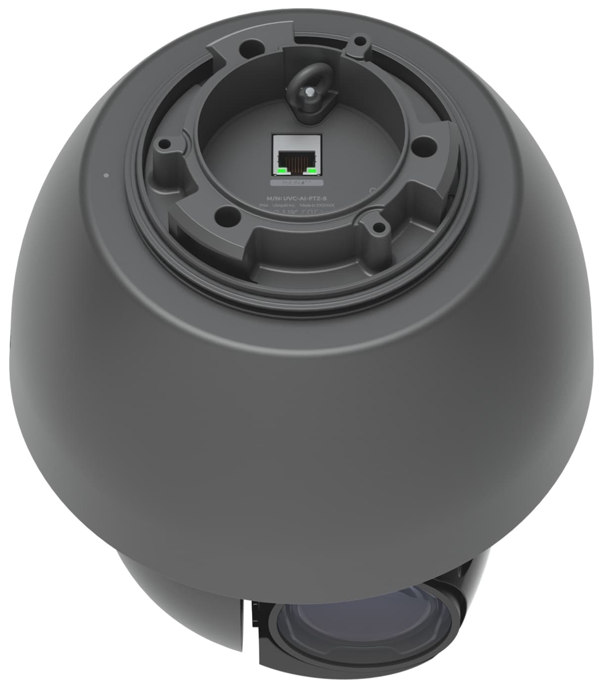 Ubiquiti AI PTZ Industrial, 8MP PTZ IP kamera, černá