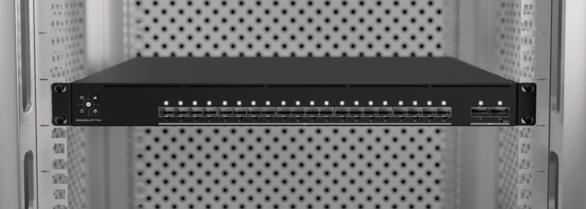 Ubiquiti Enterprise Audio/Video Fiber, AVoIP switch