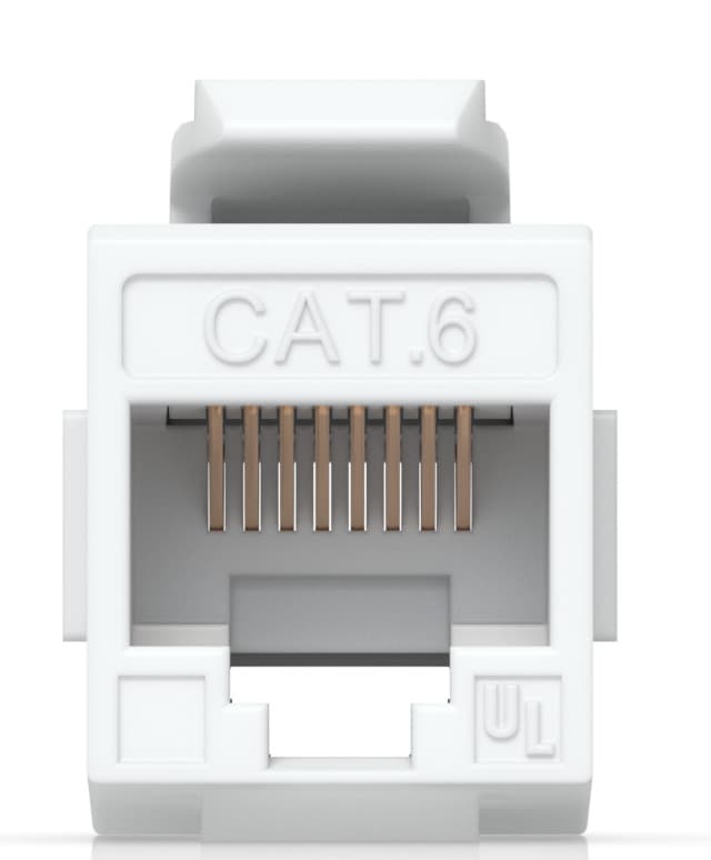 Ubiquiti UACC-Keystone-Coupler-C6 spojka RJ45 Cat6 (12ks)