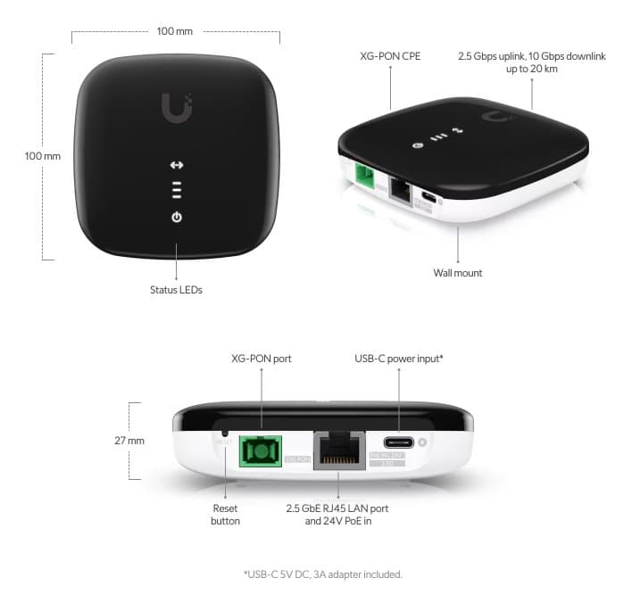 Ubiquiti UISP-FIBER-XG, UISP Fiber XG-PON ONU